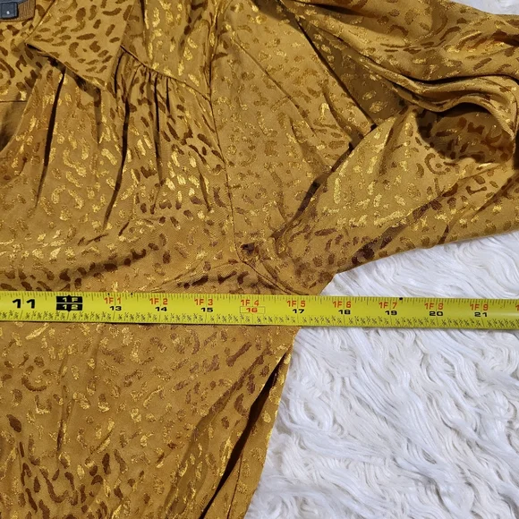 Anthropologie Jacquard Long-Sleeve Mini Dress Size Small - Picture 12 of 16